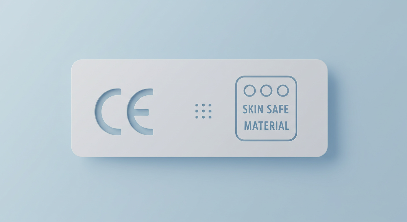 CE certified and RoHS compliant badges for EveCycle Comfort private device 